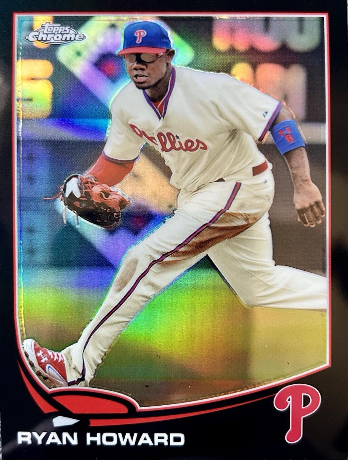 Ryan Howard [Black Refractor] #165