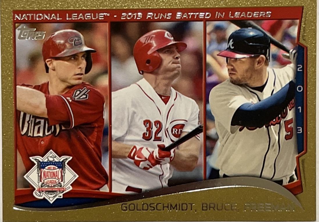 Freddie Freeman / Jay Bruce / Paul Goldschmidt [Gold] #143