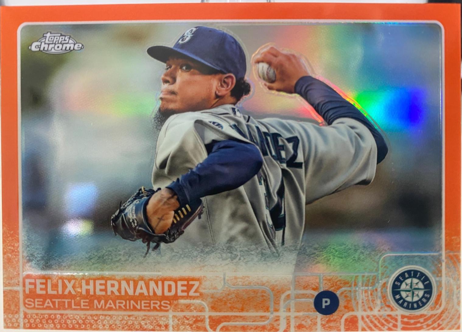 Felix Hernandez [Orange Refractor] #181