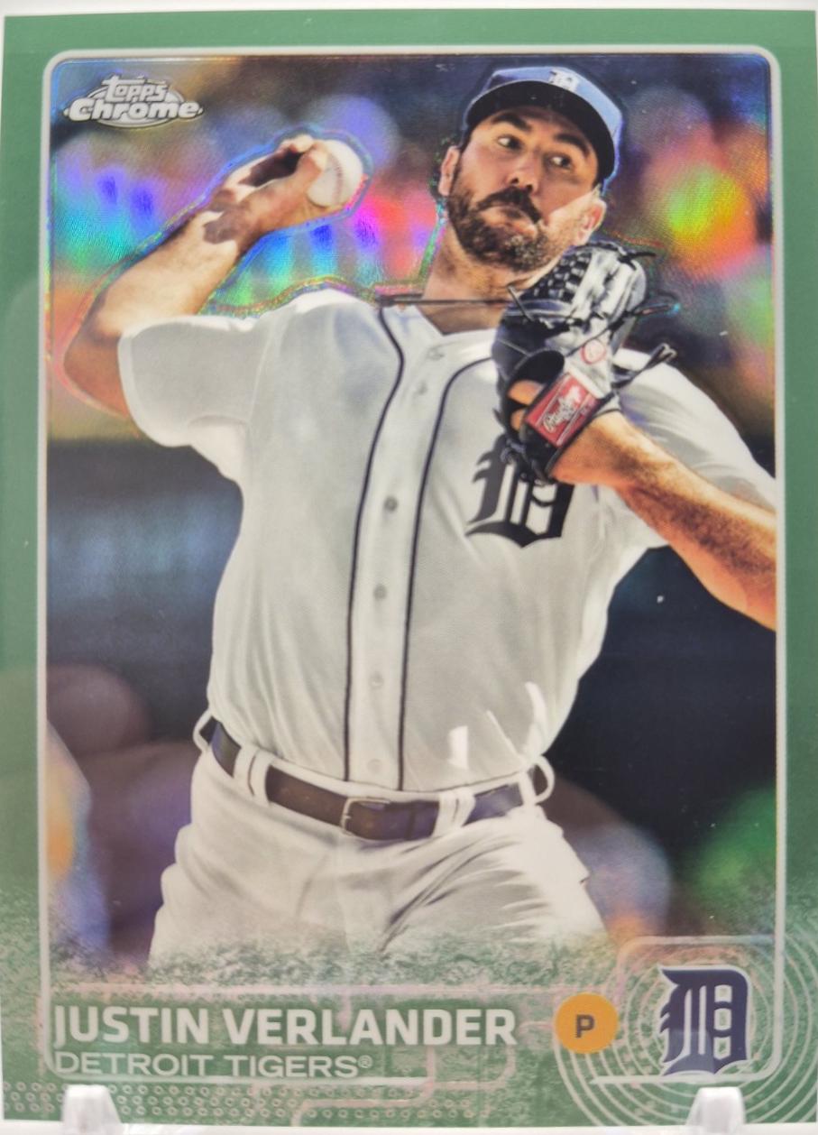 Justin Verlander [Green Refractor] #191