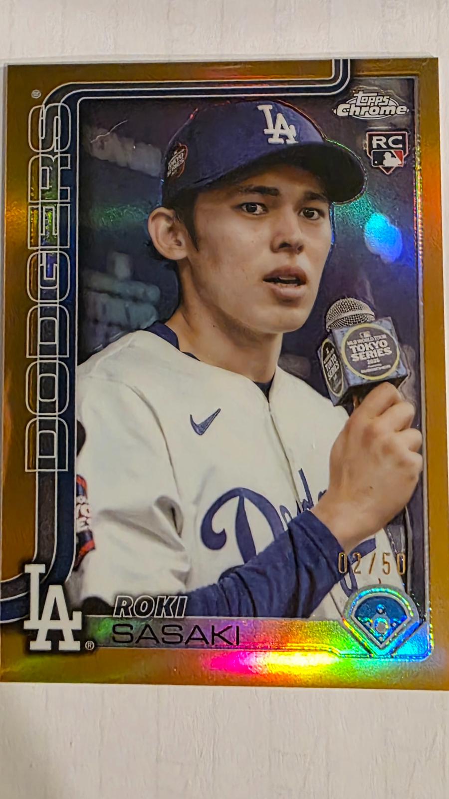 Roki Sasaki [Gold Refractor] #USC73