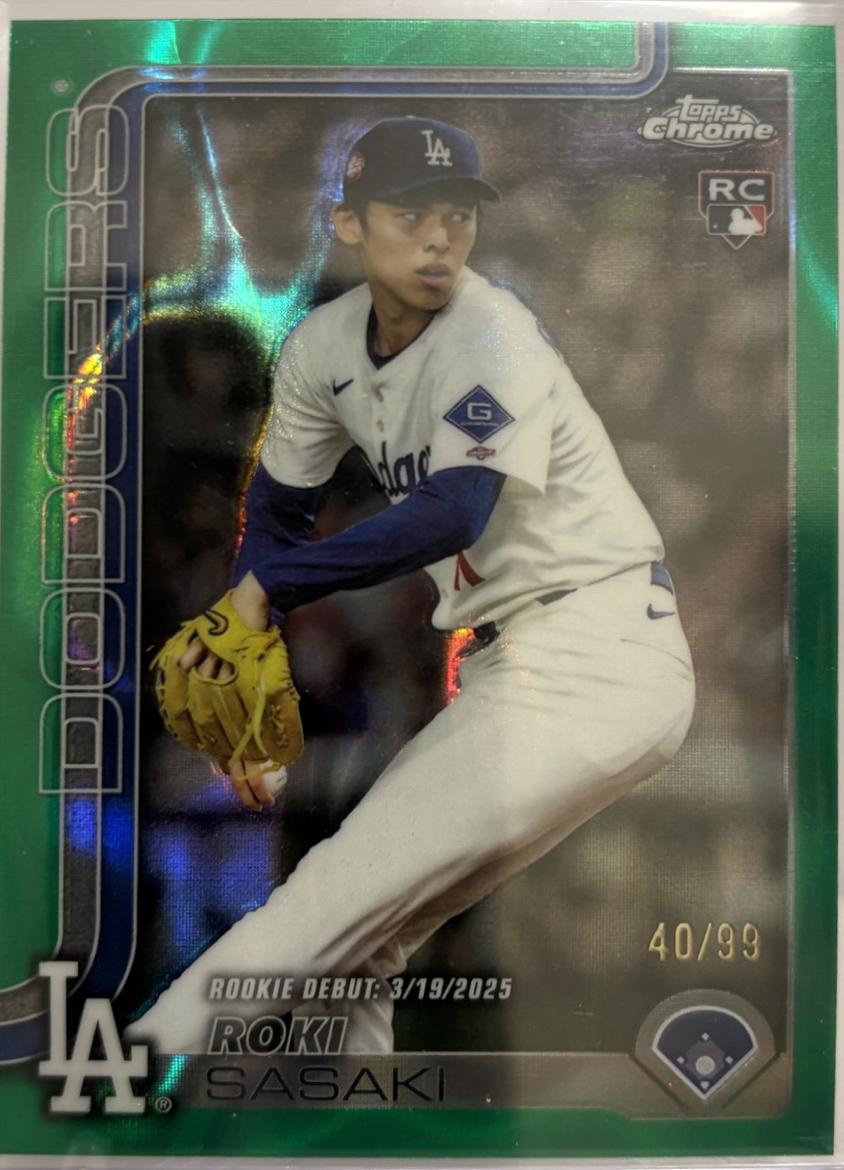 Roki Sasaki [Green Lava Refractor] #USC73