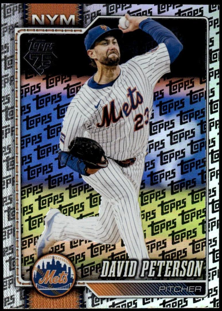 David Peterson [Topps Foil Pattern] #215