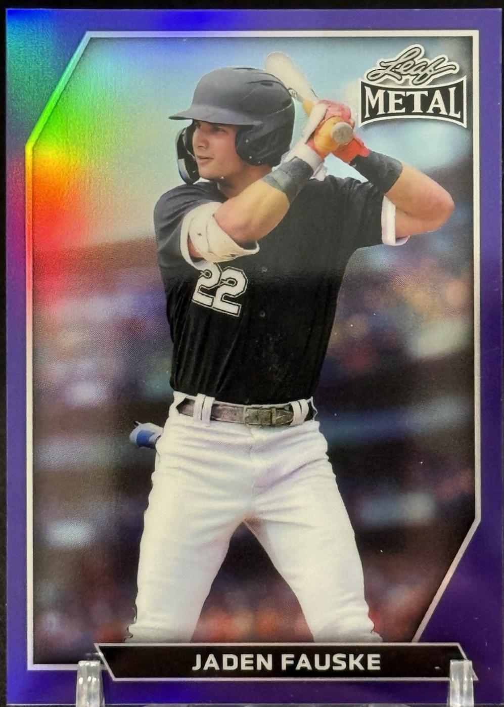 Jaden Fauske [Prismatic Purple] #85