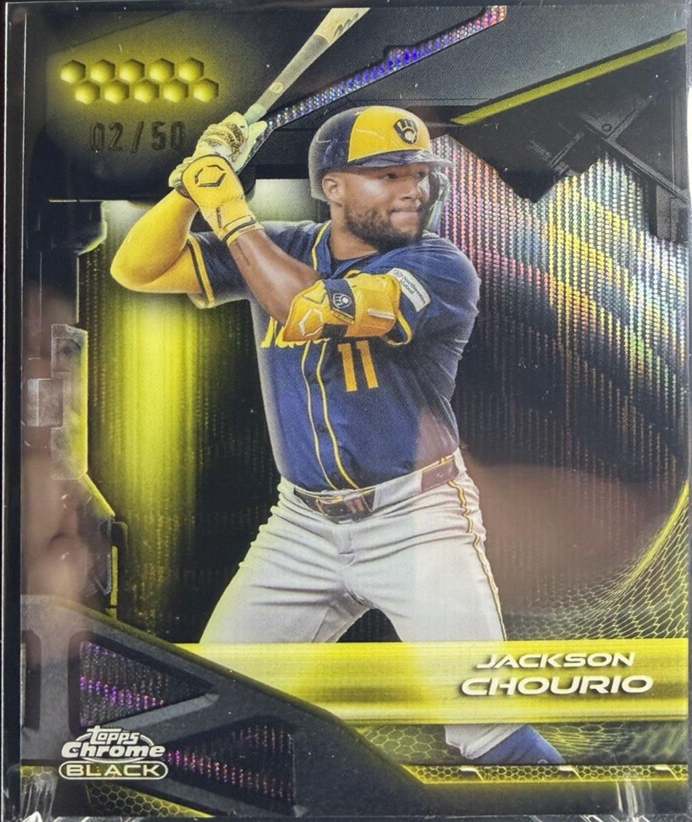 Jackson Chourio [Gold Wave Refractor] #91