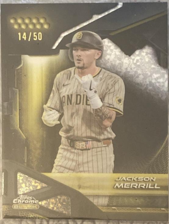 Jackson Merrill [Gold Mini-Diamond Refractor] #177