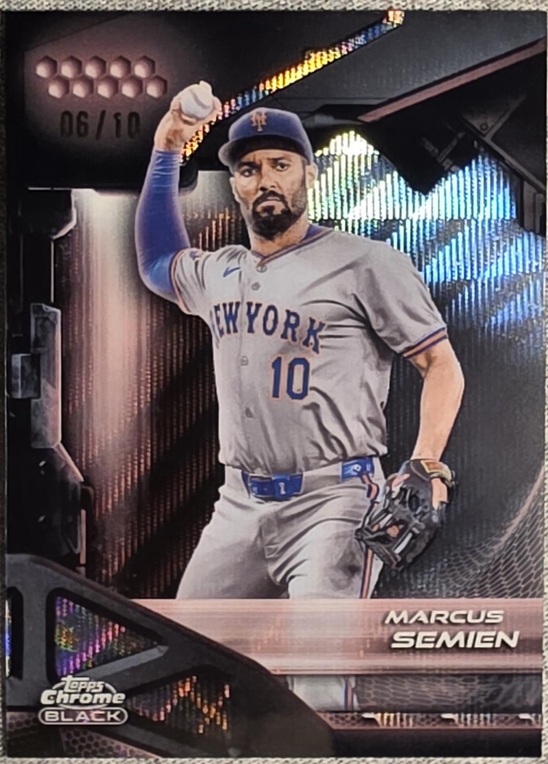 Marcus Semien [Rose Gold Wave Refractor] #192