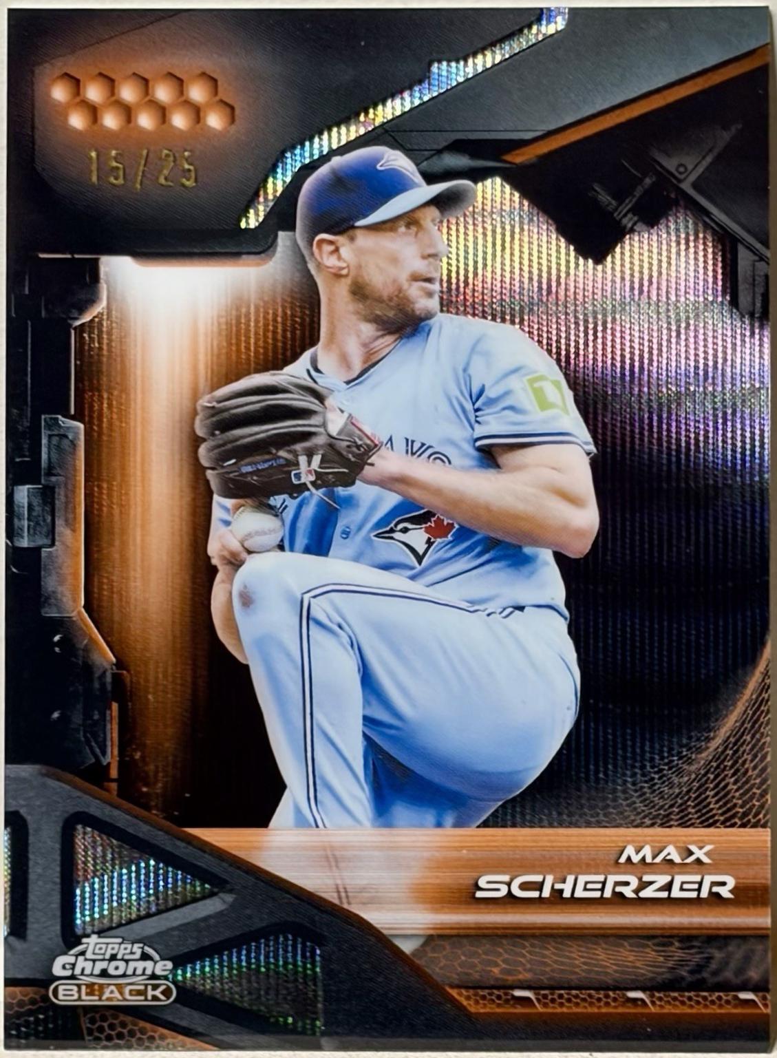 Max Scherzer [Orange Wave Refractor] #189