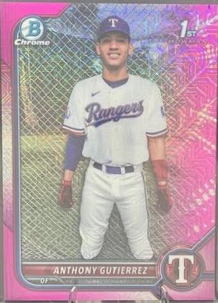 Anthony Gutierrez [Fuchsia Pink Mojo Refractor] #BCP-160
