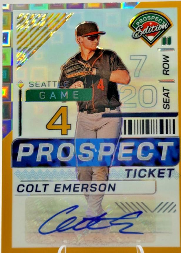 Colt Emerson [Gold Pandora Holo Ticket Signature] #124