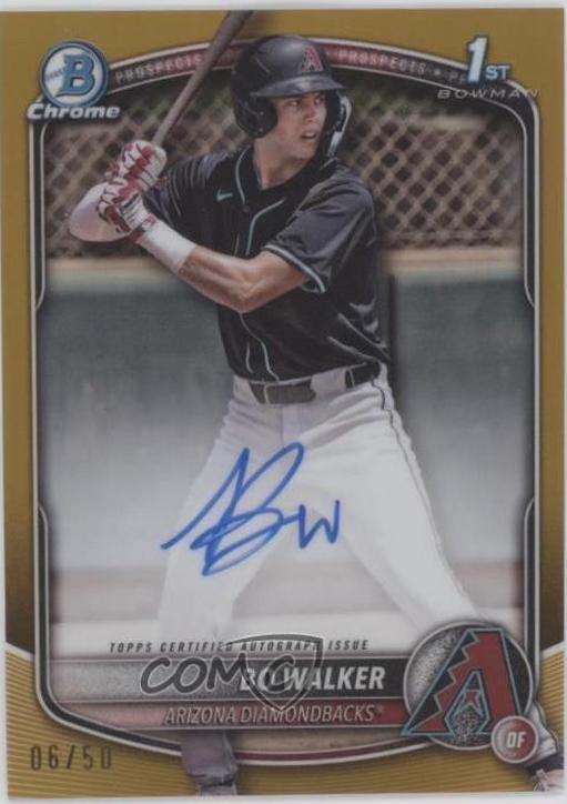 Bo Walker [Gold Mojo Refractor] #CPA-BWA