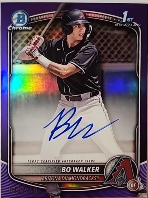 Bo Walker [Purple Mojo Refractor] #CPA-BWA