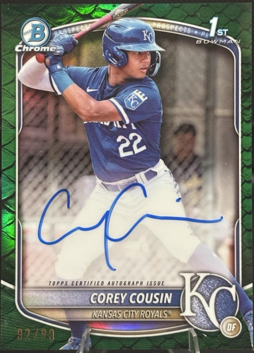 Corey Cousin [Reptilian Green Refractor] #CPA-CCO