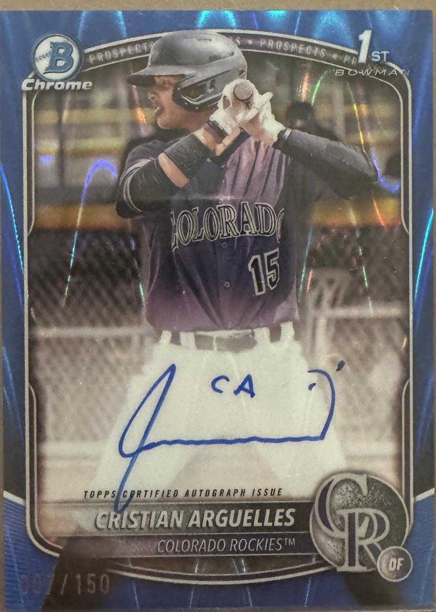 Cristian Arguelles [Blue RayWave Refractor] #CPA-CAR