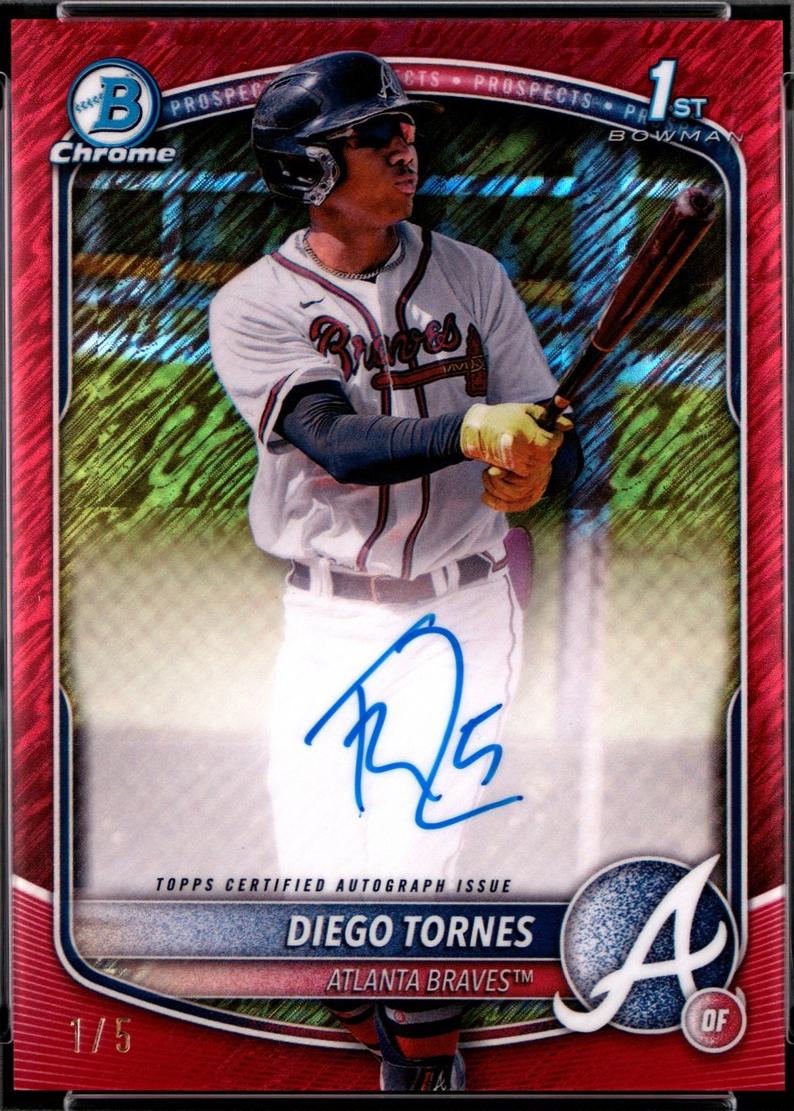 Diego Tornes [Red Shimmer Refractor] #CPA-DT