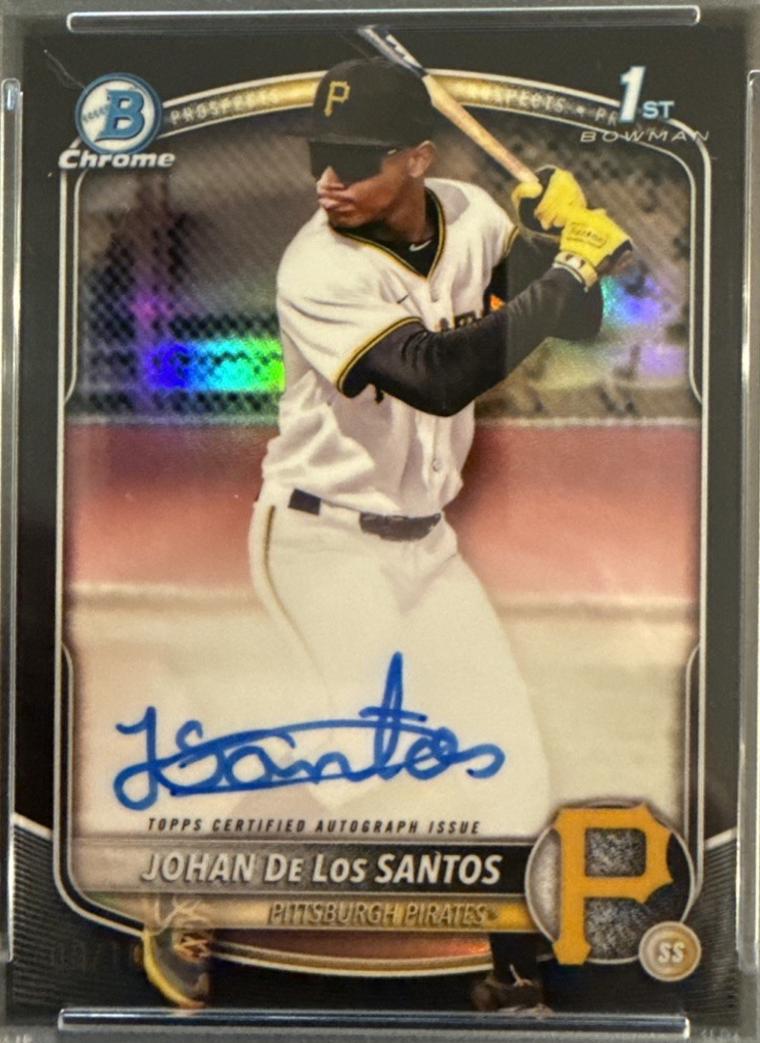 Johan De Los Santos [Black Refractor] #CPA-JDLS