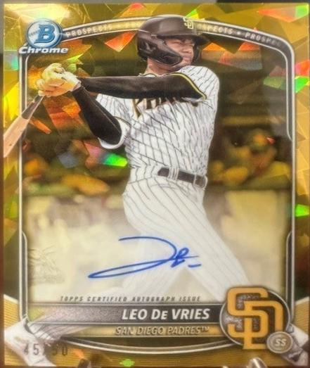 Leo De Vries [Gold Mojo Refractor] #CPA-LD