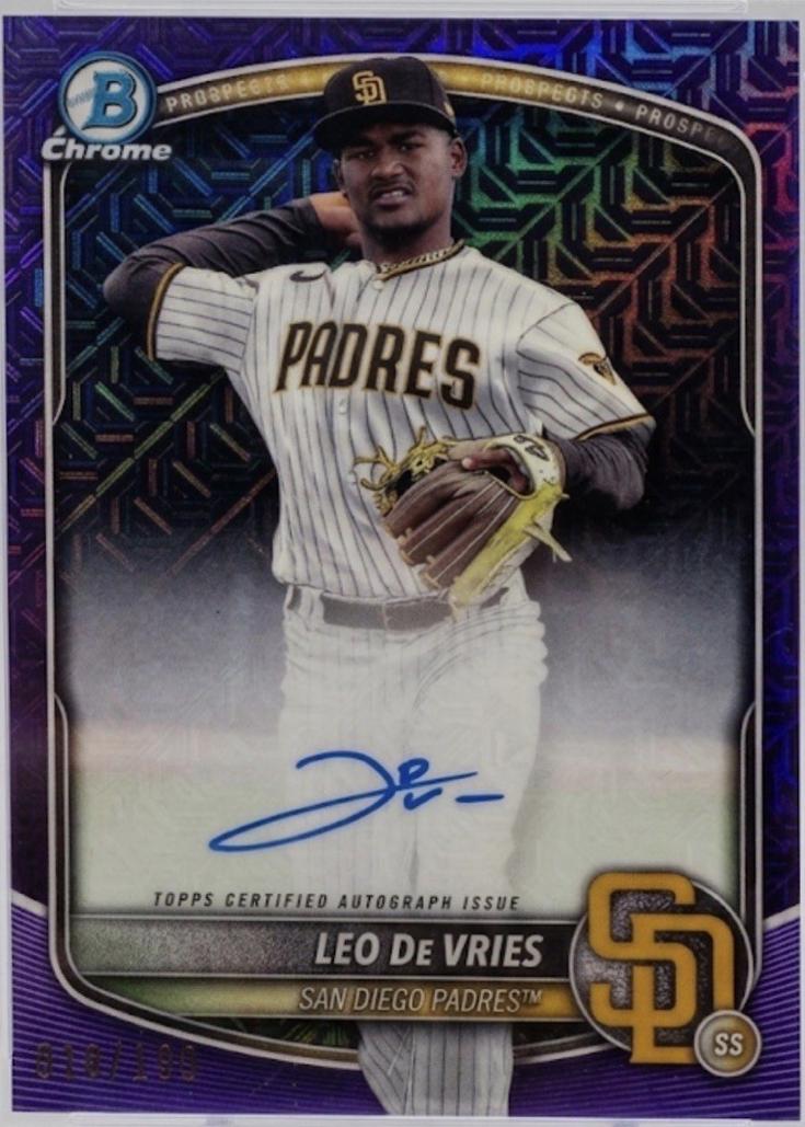 Leo De Vries [Purple Mojo Refractor] #CPA-LD