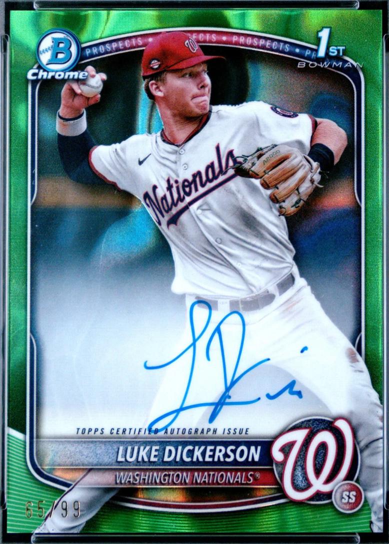 Luke Dickerson [Green Lava Refractor] #CPA-LDI