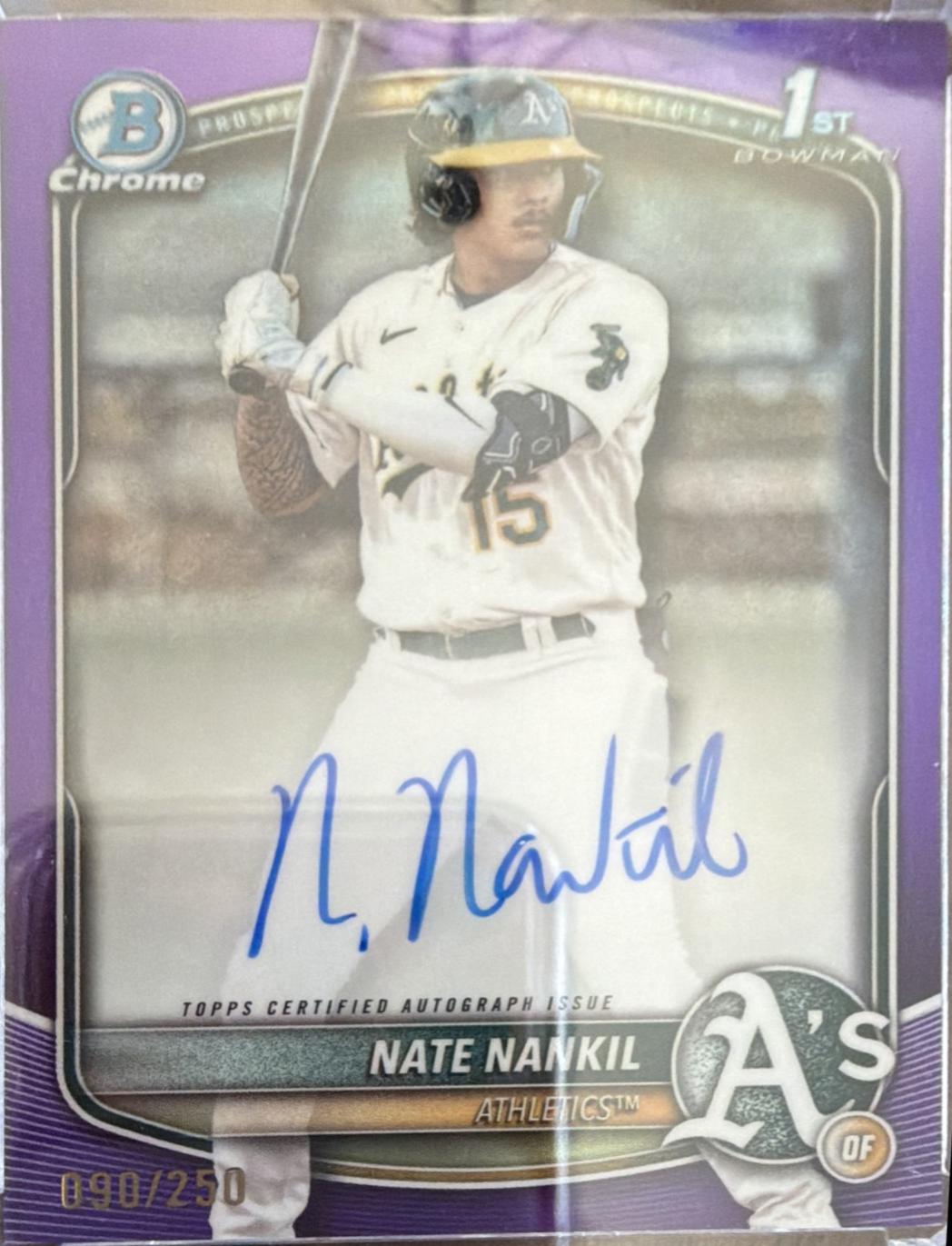 Nate Nankil [Purple Mojo Refractor] #CPA-NN