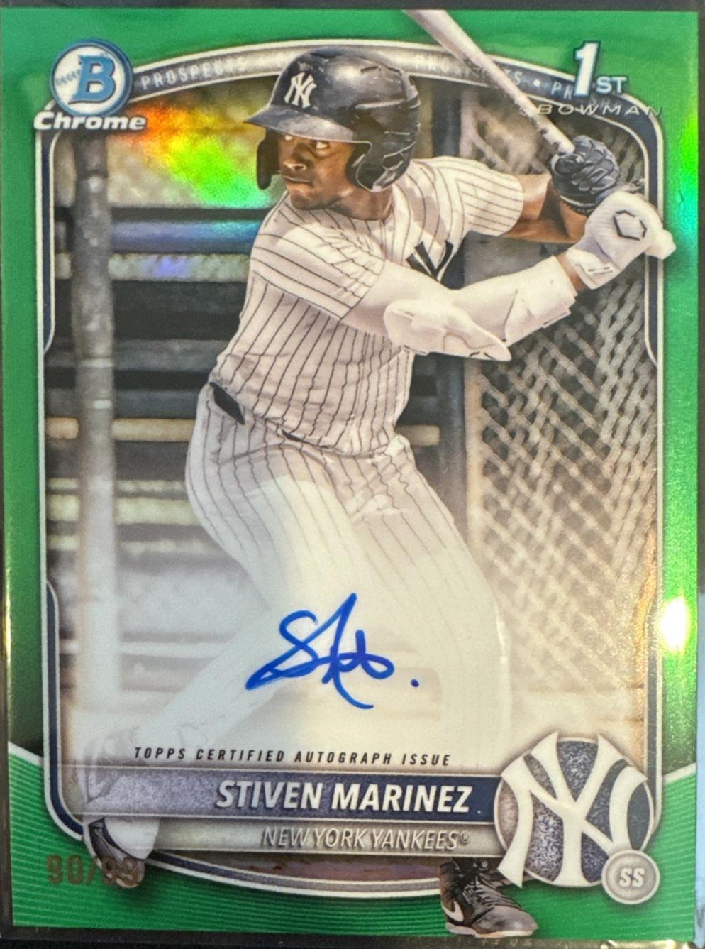 Stiven Marinez [Green Refractor] #CPA-SMA