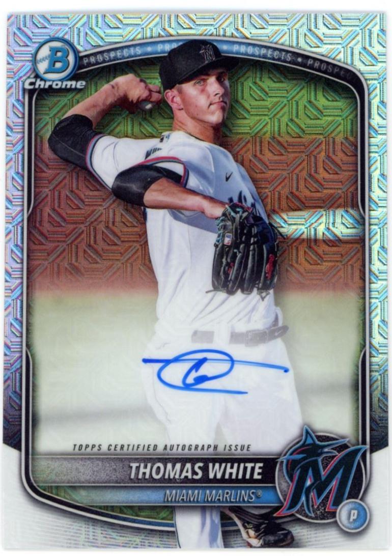 Thomas White [Yellow Mojo Refractor] #CPA-TW