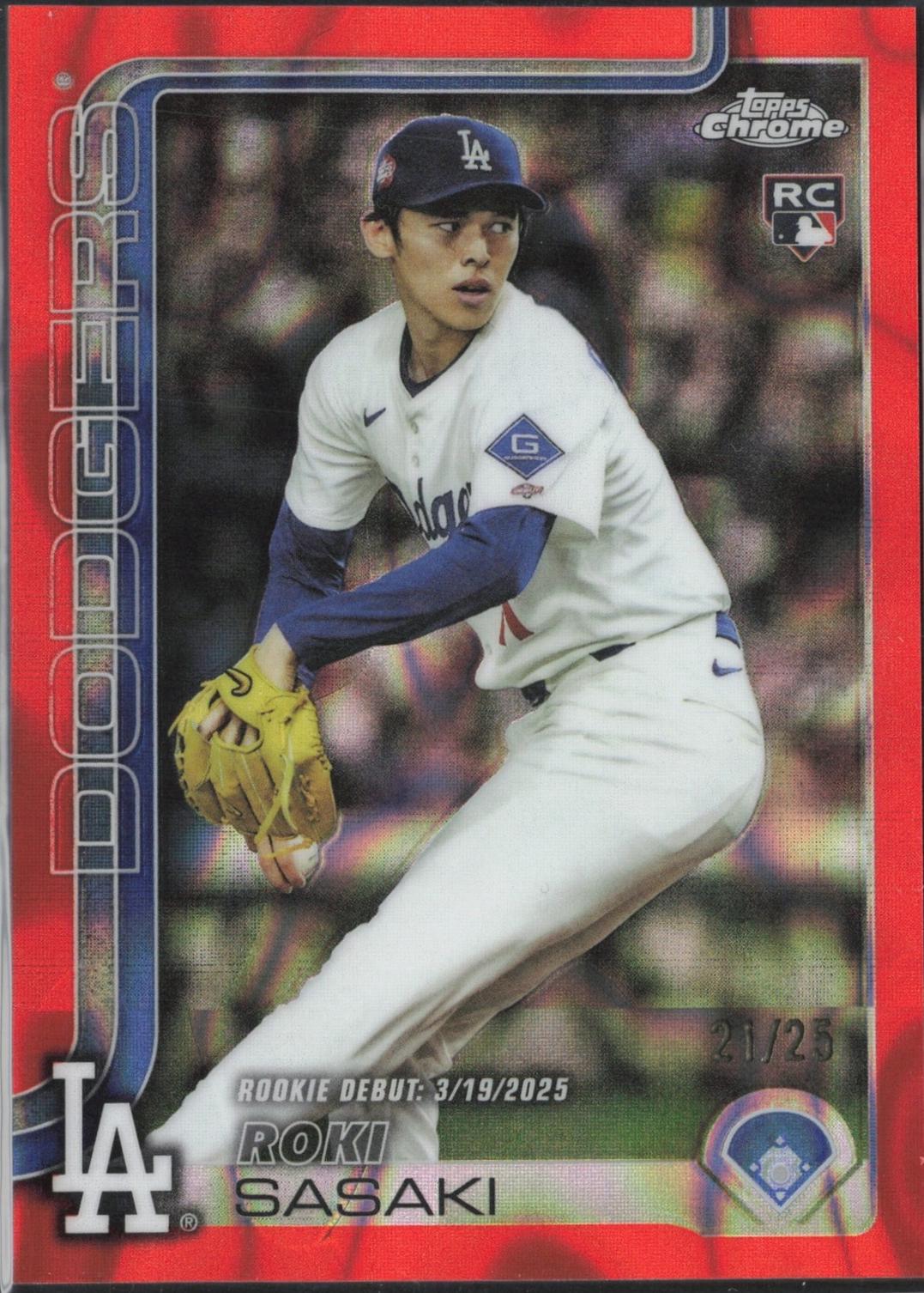 Roki Sasaki [Orange Lava Refractor] #USC73