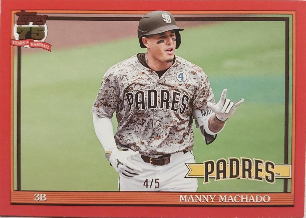 Manny Machado [Red] #T91-23