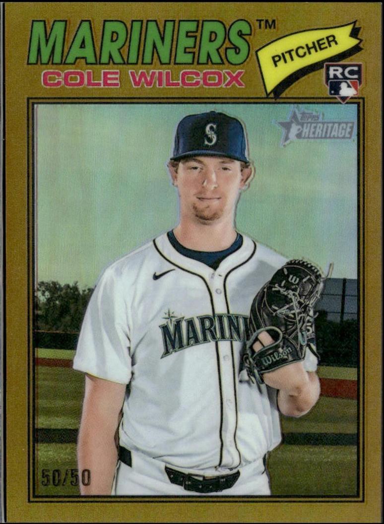 Cole Wilcox [Gold Bordered Chrome] #155