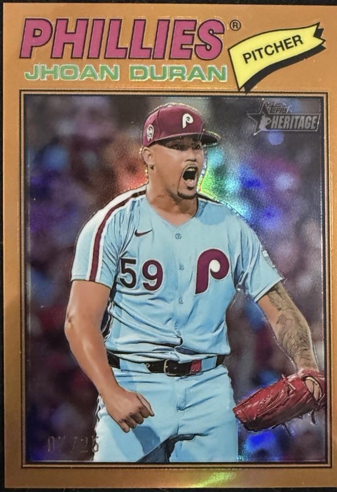 Jhoan Duran [Orange Bordered Chrome] #14