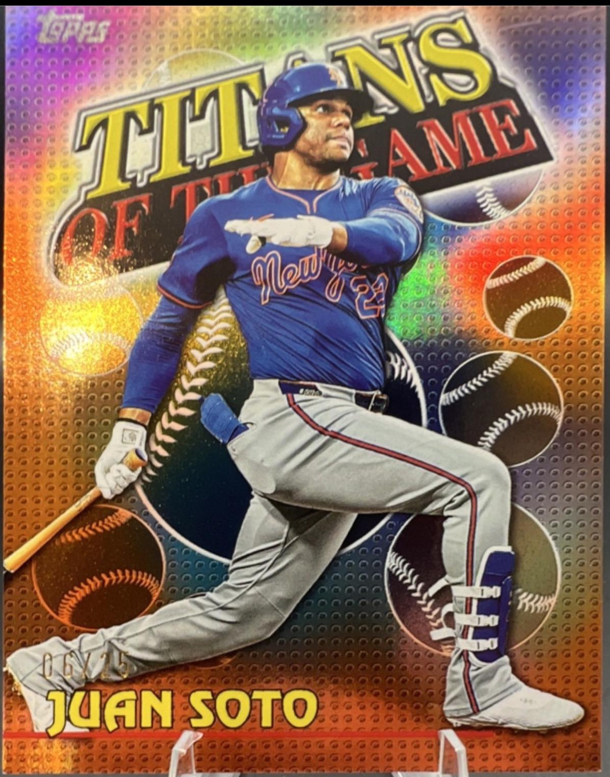 Juan Soto [Orange Crackleboard Foil] #TOG-11