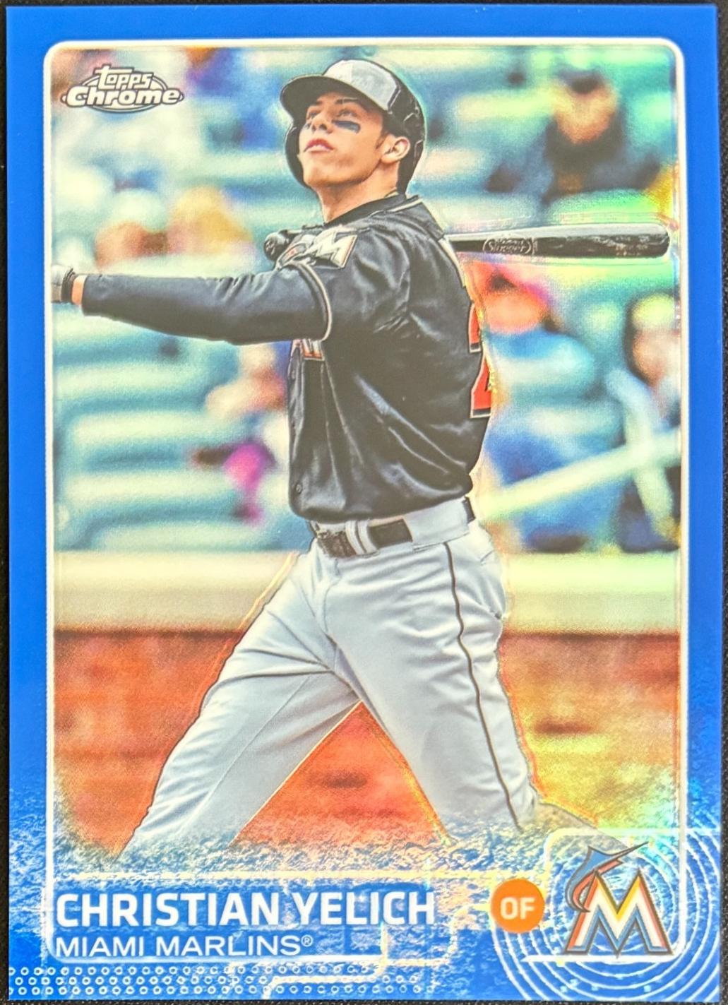 Christian Yelich [Blue Refractor] #48