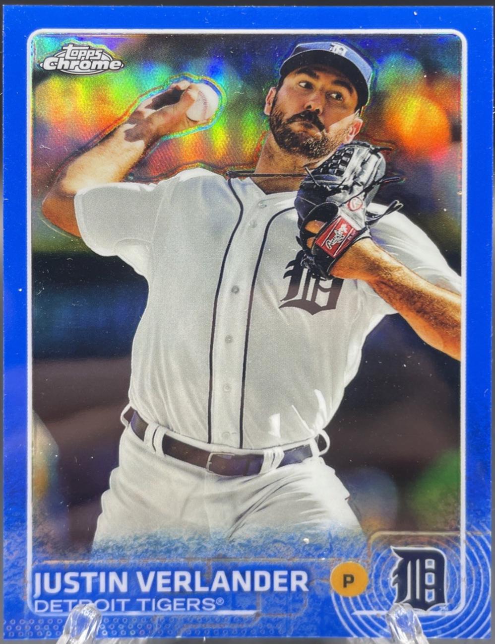 Justin Verlander [Blue Refractor] #191