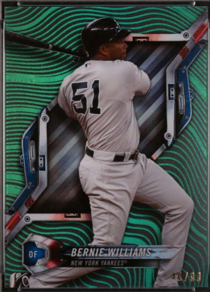 Bernie Williams [Rainbow Foil Green] #HT-BWI
