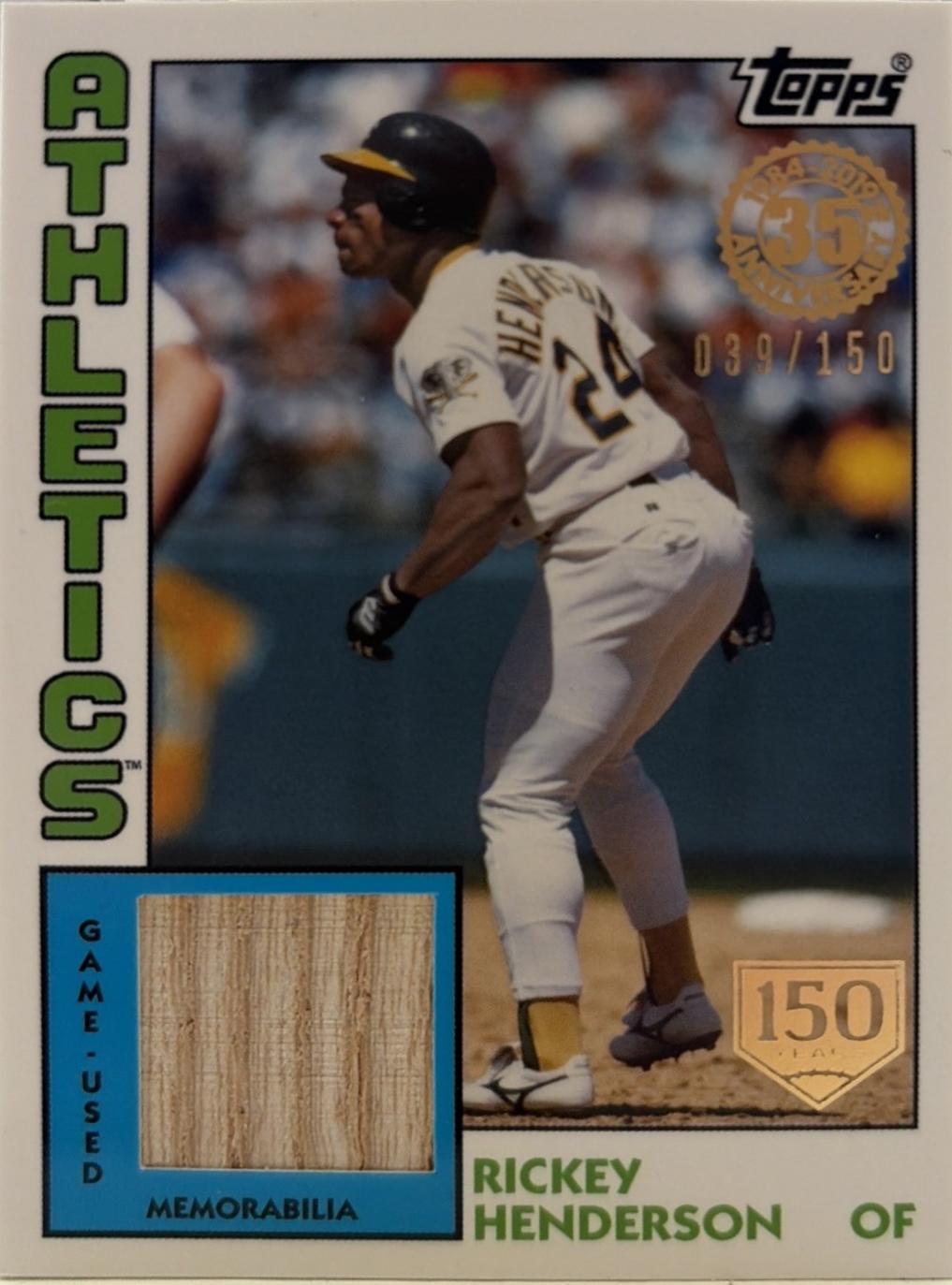 Rickey Henderson [150th Anniversary] #RH