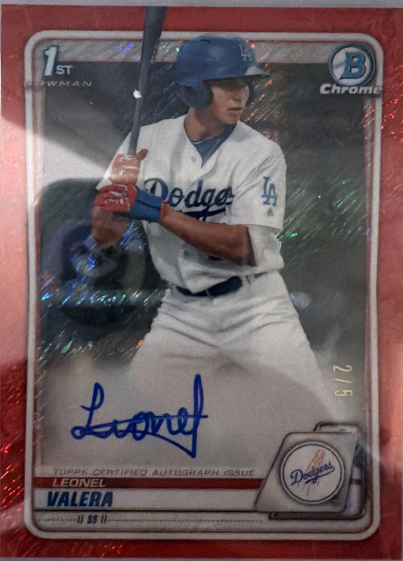 Leonel Valera [Red Refractor] #CPA-LV