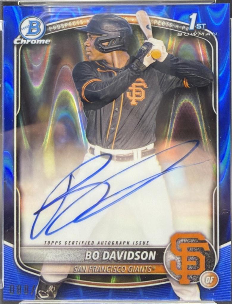 Bo Davidson [Blue RayWave Refractor] #CPA-BD