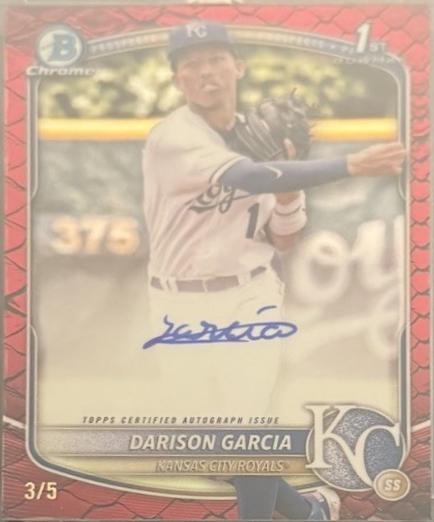 Darison Garcia [Red Refractor] #CPA-DG