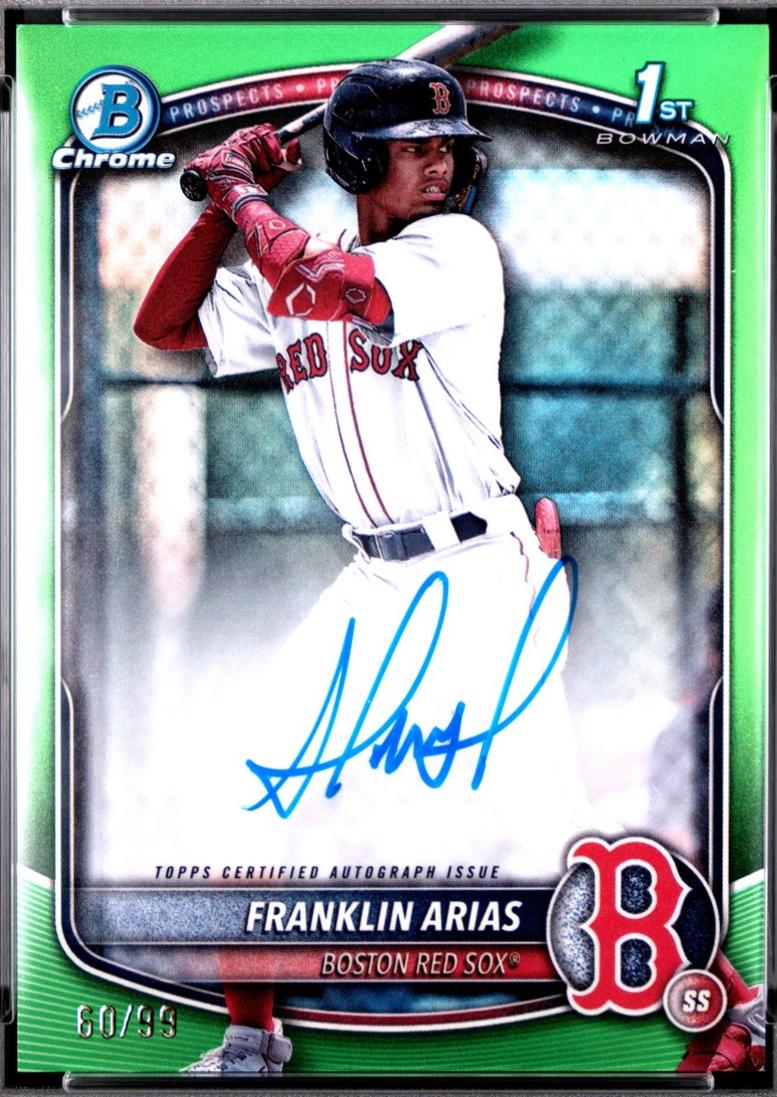 Franklin Arias [Green Mojo Refractor] #CPA-FA