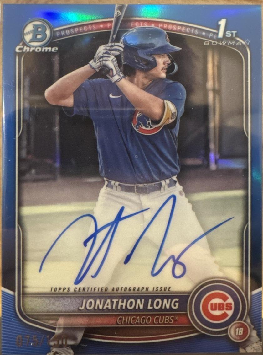 Jonathon Long [Blue Mojo Refractor] #CPA-JLG