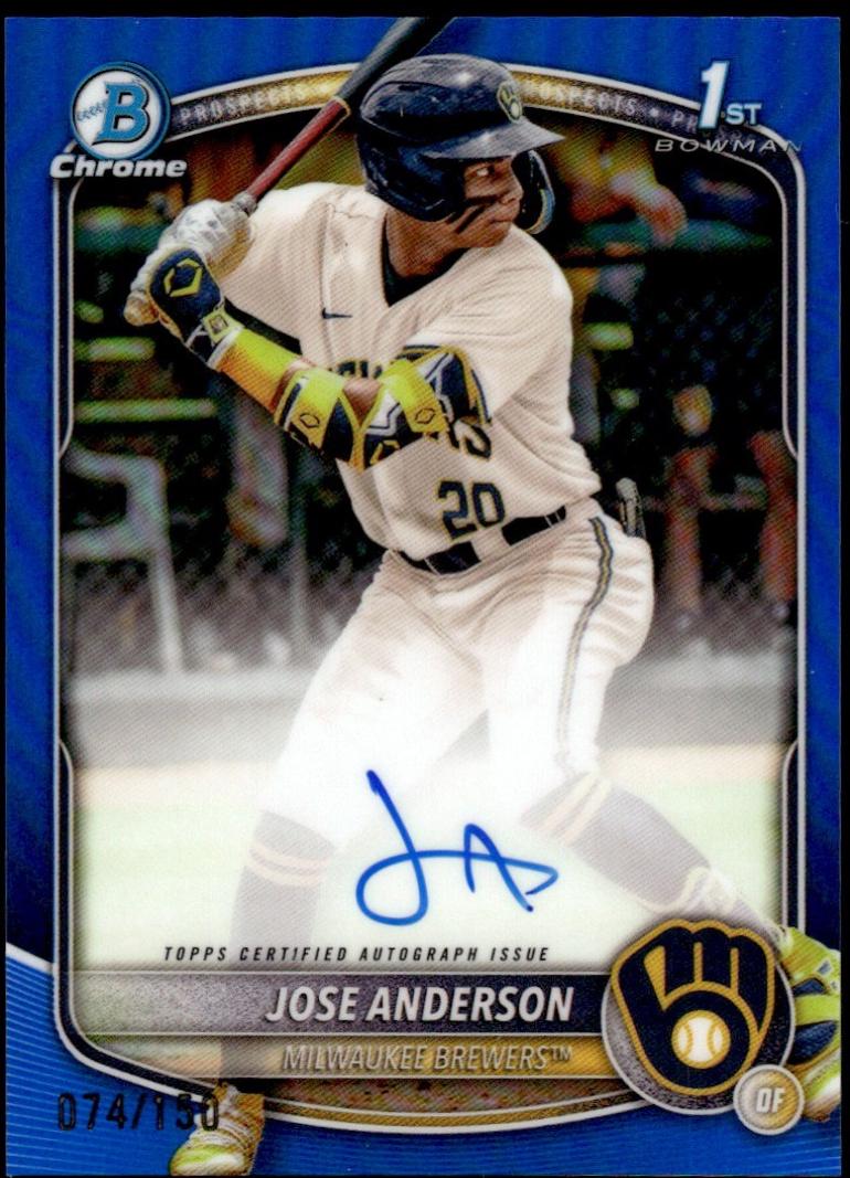 Jose Anderson [Blue Refractor] #CPA-JA