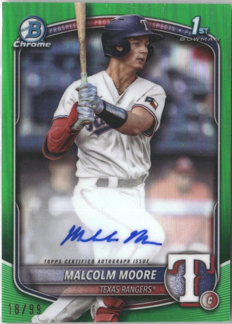 Malcolm Moore [Green Mojo Refractor] #CPA-MMO