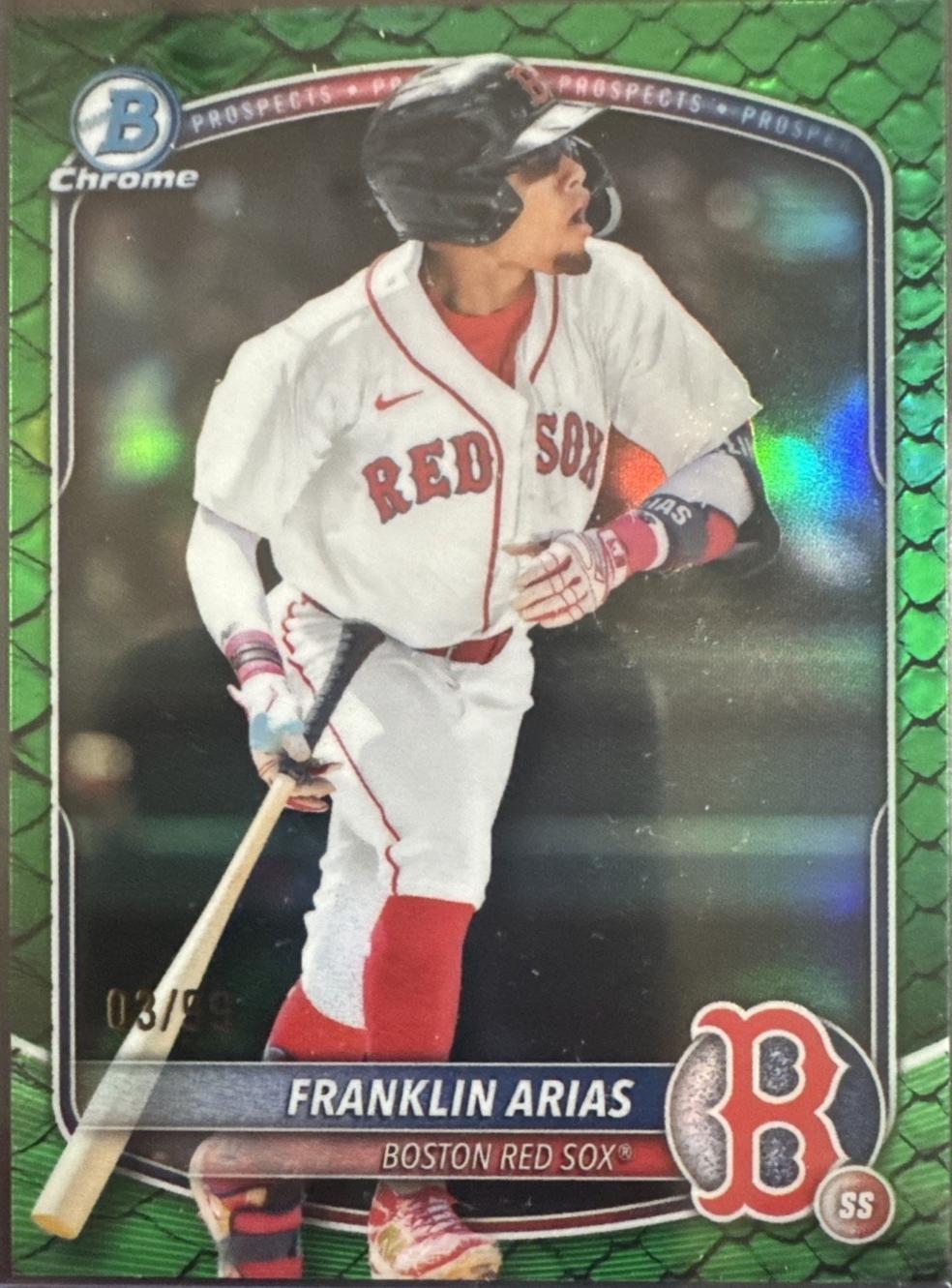 Franklin Arias [Green Reptilian Refractor] #BDC-13