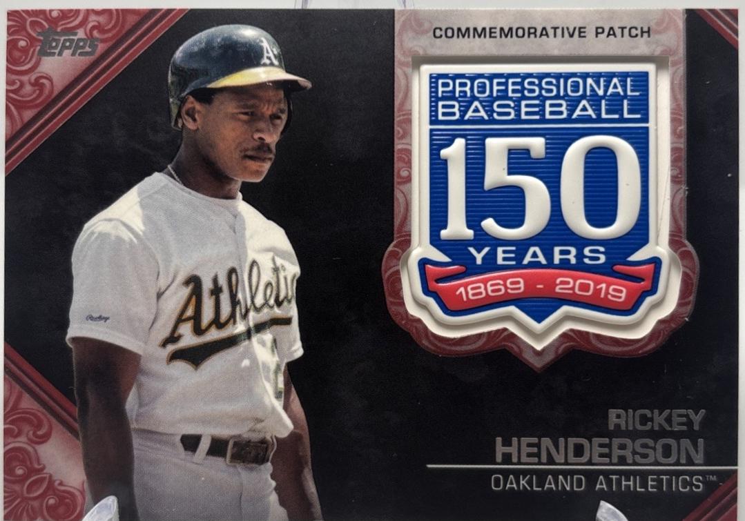 Rickey Henderson [Red] #AMP-RHE