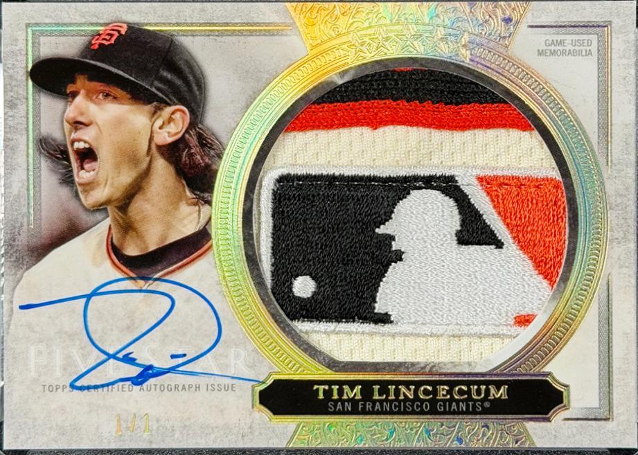 Tim Lincecum [MLB Silhouetted Batter Logo Patch] #AJP-TL
