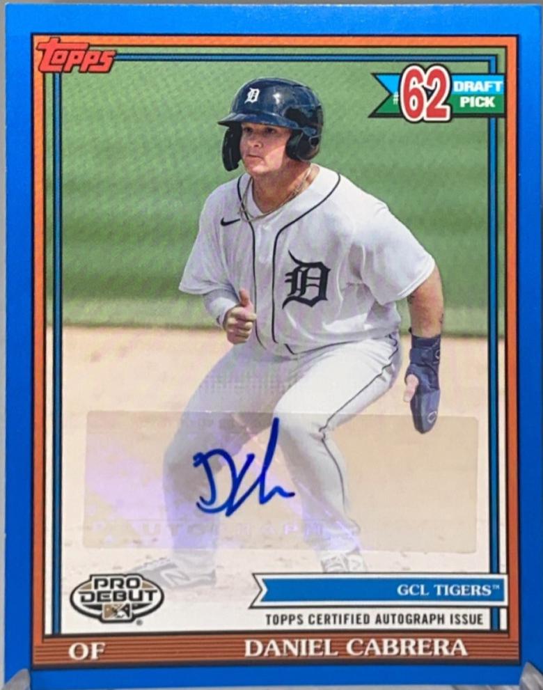 Daniel Cabrera [Blue Autograph] #PD-182