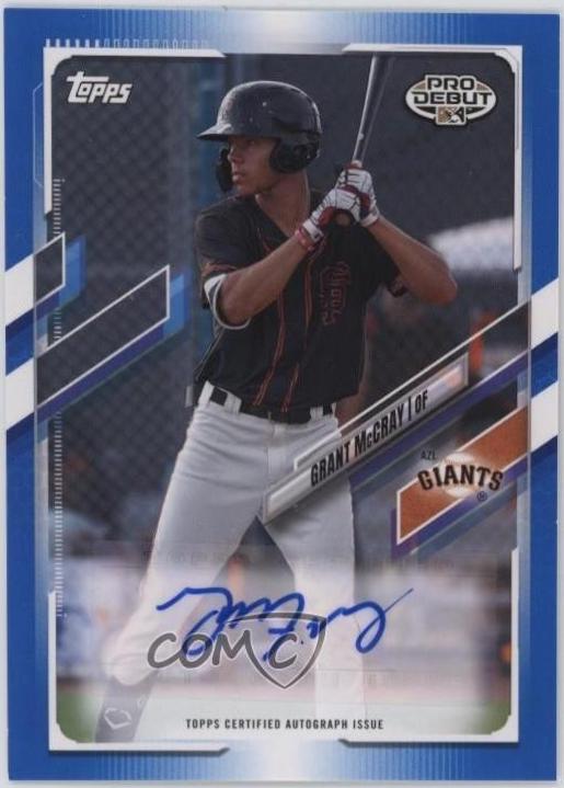 Grant McCray [Blue Autograph] #PD-148