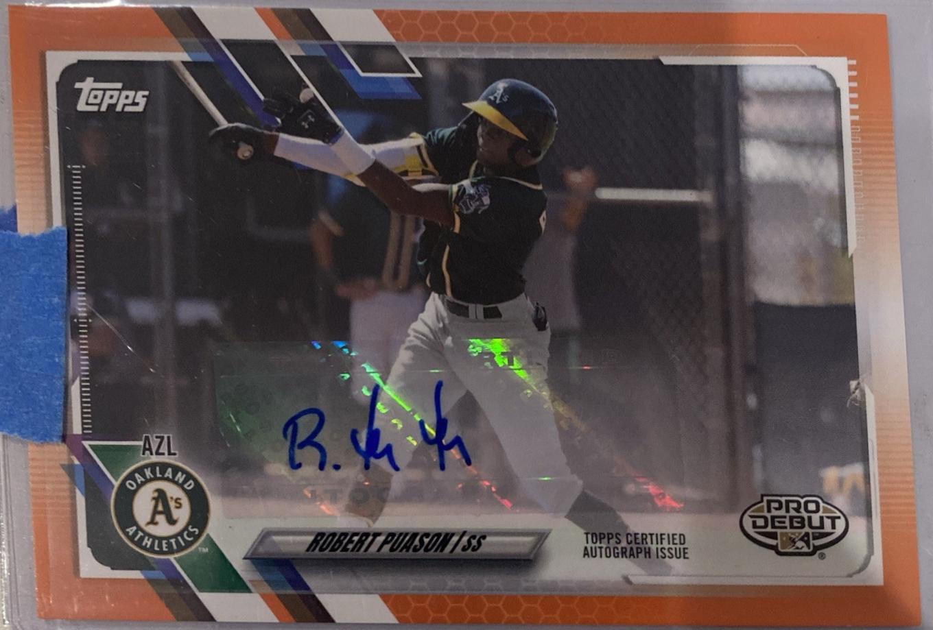 Robert Puason [Orange Autograph] #PD-82