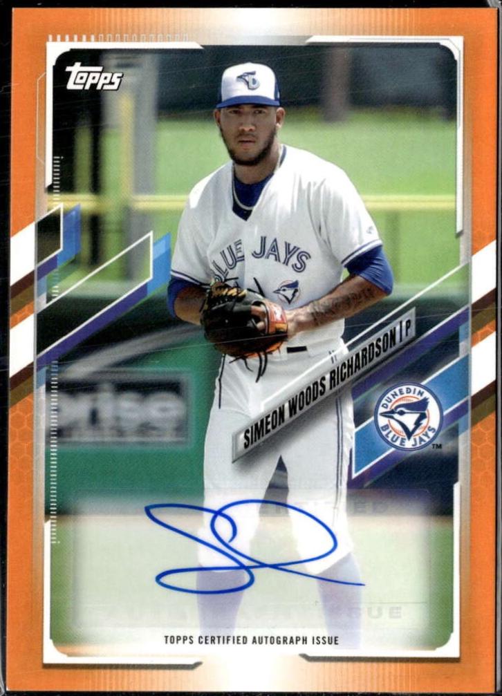 Simeon Woods Richardson [Orange Autograph] #PD-68