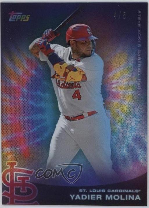 Yadier Molina [Tye Dye Glitter] #188